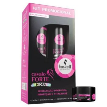 Set Cavalo Forte Hidra Sampon 500ml, Balsam 300ml + Cadou Masca 50g, Haskell