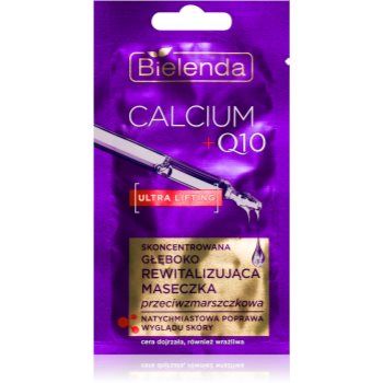 Bielenda Calcium + Q10 Concentrated deeply revitalizing anti-wrinkle mask masca pentru fata cu efect de anti-imbatrinire