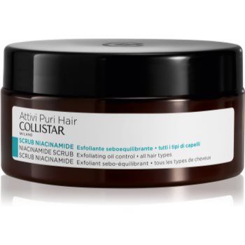 Collistar Hair Niacinamide Scrub Exfoliating Oil Control exfoliant pentru scalp