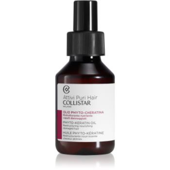 Collistar Hair Phyto-Keratin Oil Restructuring Nourishing ulei de par regenerator cu keratina