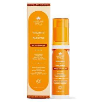 Crema cu Protectie Solara Nature Spell Vitamin C+ Pineapple SPF F