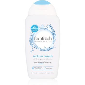 Femfresh Active Lotiune pentru spalare cu efect catifelant pentru igiena intima