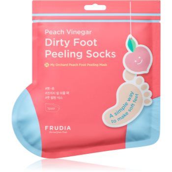 Frudia My Orchard Peach masca pentru exfoliere pentru pielea crapata a calcaielor