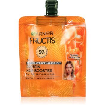 Garnier Fructis Protein Hair Booster mască regeneratoare pentru părul deteriorat