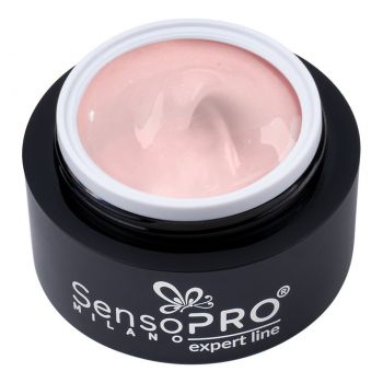 Gel Constructie Unghii Expert Line SensoPRO Milano - Blush Glitz 15ml la reducere