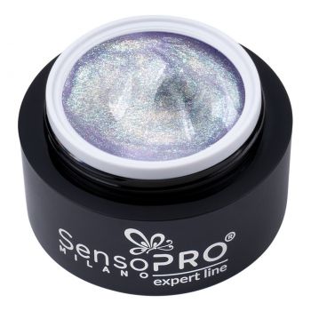 Gel Constructie Unghii Expert Line SensoPRO Milano - Holographic Lilac 15ml la reducere