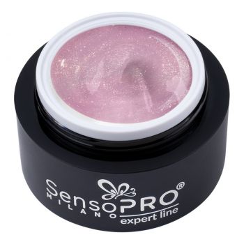 Gel Constructie Unghii Expert Line SensoPRO Milano - Pink Glow 15ml la reducere