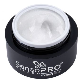 Gel Constructie Unghii Expert Line SensoPRO Milano - Pure Glitz 15ml la reducere