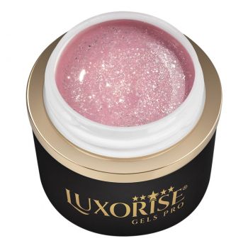 Gel UV Constructie Unghii RevoFlex LUXORISE 15ml, Symphony Glitz la reducere