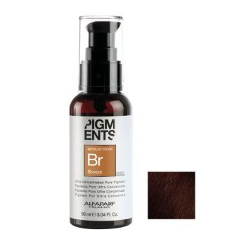 Pigment Concentrat Bronz Metalic - Alfaparf Milano Ultra Concentrated Pure Pigment Metallic Color BRONZE, 90 ml