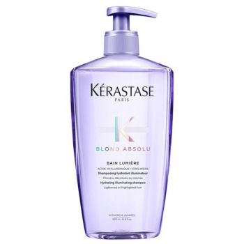 Sampon Hidratant Iluminator pentru Par Blond - Kerastase Blond Absolu Bain Lumiere Hydrating Illuminating Shampoo, 500 ml