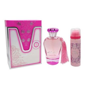 Set Apa de Parfum, 100 ml + Deodorant Spray, 100 ml, pentru Femei - Ard al Zaafaran, Turab Al Dhahab Amazing Rose, 1 set ieftina