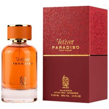 Apa de Parfum pentru Barbati - Nylaa EDP Vetiver Paradiso, 100 ml ieftina