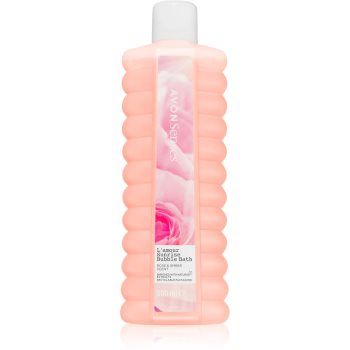 Avon Senses L'amour Sunrise spuma de baie cu aromă de trandafiri