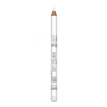 Creion Bio pentru Contur Ochi - Lavera Soft Eyeliner, nuanta White 06, 1.14 g