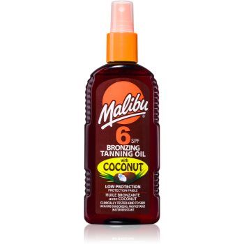 Malibu Bronzing Tanning Oil spray solar cu efect autobronzant