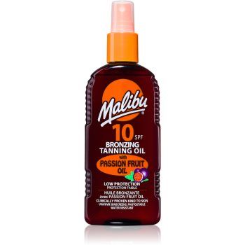 Malibu Bronzing Tanning Oil ulei pentru îngrijire și bronzare cu efect autobronzant