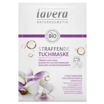 Masca Fermitate Sheet Mask cu Acid Hialuronic si Karanja Lavera, 1 buc