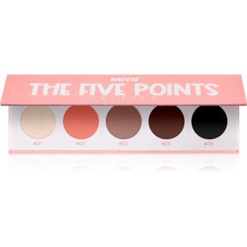 Miyo Eyeshadow The five points paletă cu farduri de ochi