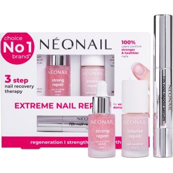 NEONAIL Nail Care Set Extreme Nail Repair set pentru unghii și cuticule