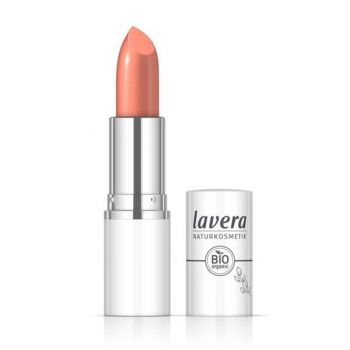 Ruj de Buze Bio - Lavera Cream Glow, nuanta Pink Grapefruit 05, 4.5 g