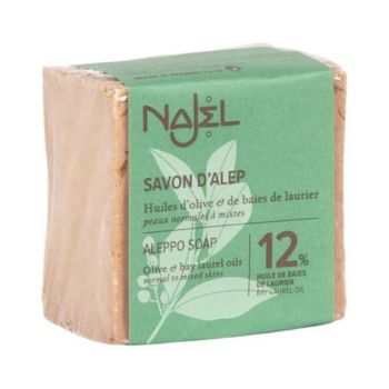 Sapun Traditional de Alep cu 12% Ulei de Dafin Najel, 180 g