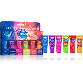 Skins Vital & Fruity Lubes set de geluri lubrifiante