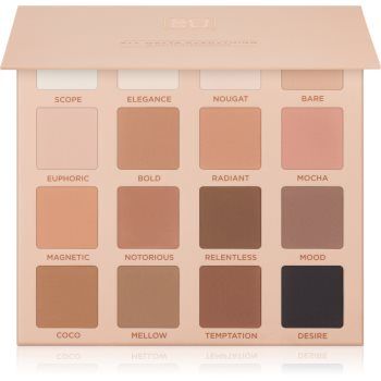 SOSU Cosmetics All Matte Everything Eyeshadow Palette paletă cu farduri de ochi