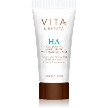 Vita Liberata Face Tanning Moisturiser with Hyaluronic Acid crema de fata hidratanta cu efect autobronzant