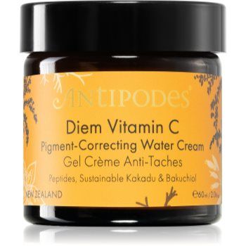 Antipodes Diem Vitamin C Pigment-Correcting Water Cream Cremă hidratantă radiance împotriva petelor pigmentare