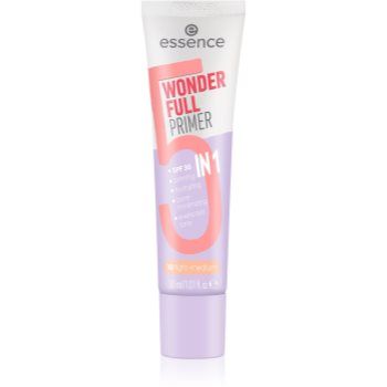 essence WONDER FULL fond de ten nuanțator lichid, sub machiaj 5 in 1