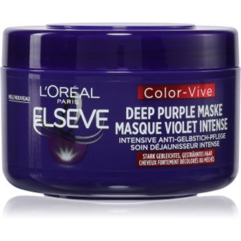 L’Oréal Paris Elseve Color-Vive Purple masca intensiva neutralizeaza tonurile de galben