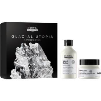 L’Oréal Professionnel Serie Expert Metal Detox set cadou pentru par vopsit si deteriorat