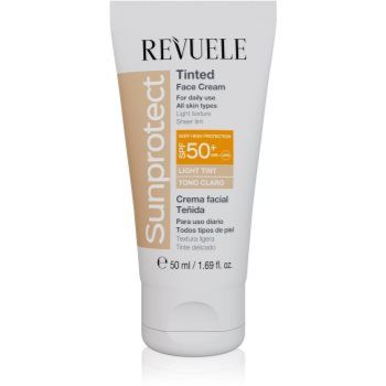 Revuele Sunprotect Tinted Face Cream crema protectoare cu efect de tonifiere SPF 50+