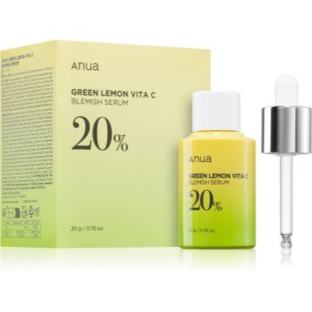 Anua Green Lemon Vita C Blemish Serum Mask mască textilă iluminatoare antirid