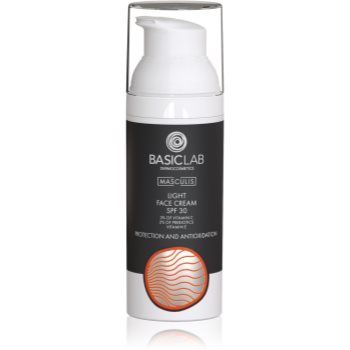 BasicLab Dermocosmetics Masculis crema de zi usoara pentru barbati