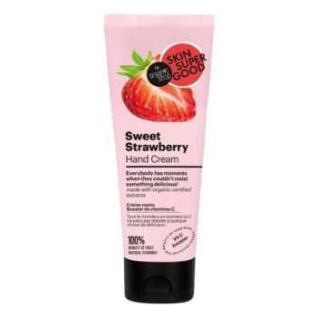 Crema de Maini - Skin SuperGood Sweet Straberry Hand Cream, 75 ml