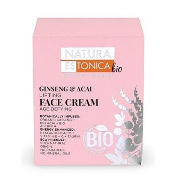 Crema Lifting pentru Ten Matur - Natura Estonica Ginseng & Acai Lifting Face Cream, 50 ml