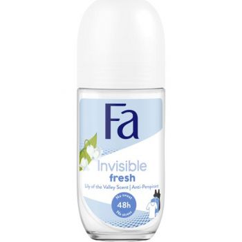 Deodorant Roll-on Antiperspirant - Fa Invisible Fresh Lily of the Valley 48 h, 50 ml