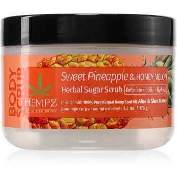 HEMPZ Sweet Pineapple Honey Melon exfoliant pentru corp