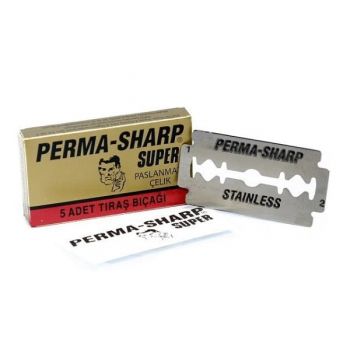 Lame de Ras Perma Sharp Double Edge Razor - Set 5 buc