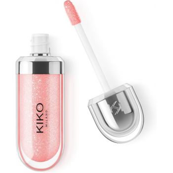 Luciu de buze stralucitor, Kiko Milano, 3D Hydra Lipgloss, 04 Pearly Peach Rose, 6.5 ml