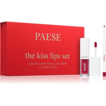 Paese The Kiss Lips Set Classic Red set cadou 06 Classic Red culoare