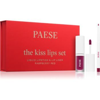 Paese The Kiss Lips Set Raspberry Red set cadou 05 Raspberry Red culoare