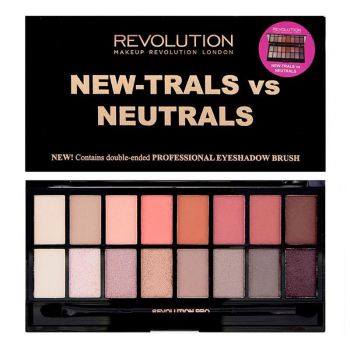 Paleta farduri pleoape Makeup Revolution New-Trals vs Neutrals