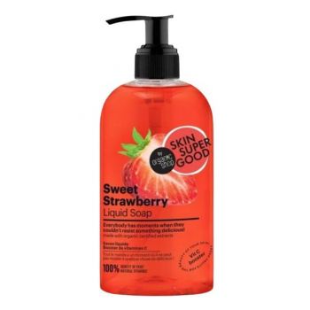 Sapun Lichid - Skin SuperGood Sweet Straberry , 500 ml