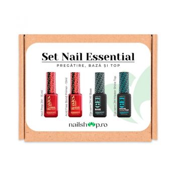 Set Nail Essential - Pregatire, Baza si Top