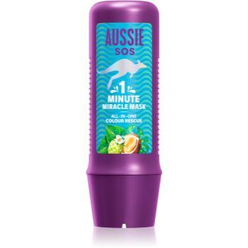 Aussie 1 Minute Miracle Color Rescue mască hrănitoare pentru păr vopsit