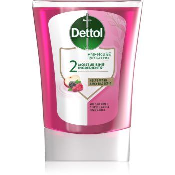 Dettol Energise Liquid Hand Wash Wild Berries & Crisp Apple rezervă pentru dozator de săpun cu senzori, fără atingere