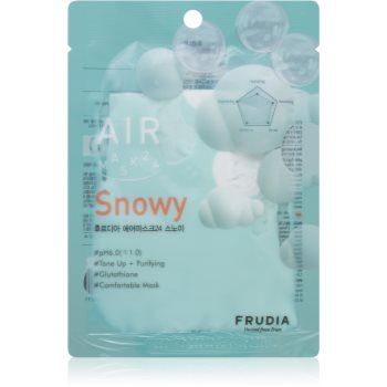 Frudia AIR Snowy masca pentru celule pentru uniformizarea nuantei tenului